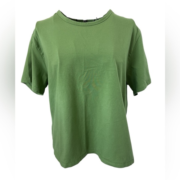 Athleta Green Tee, Size Large, Cotton/Spandex/Elastane, No Imperfections - Picture 1 of 4